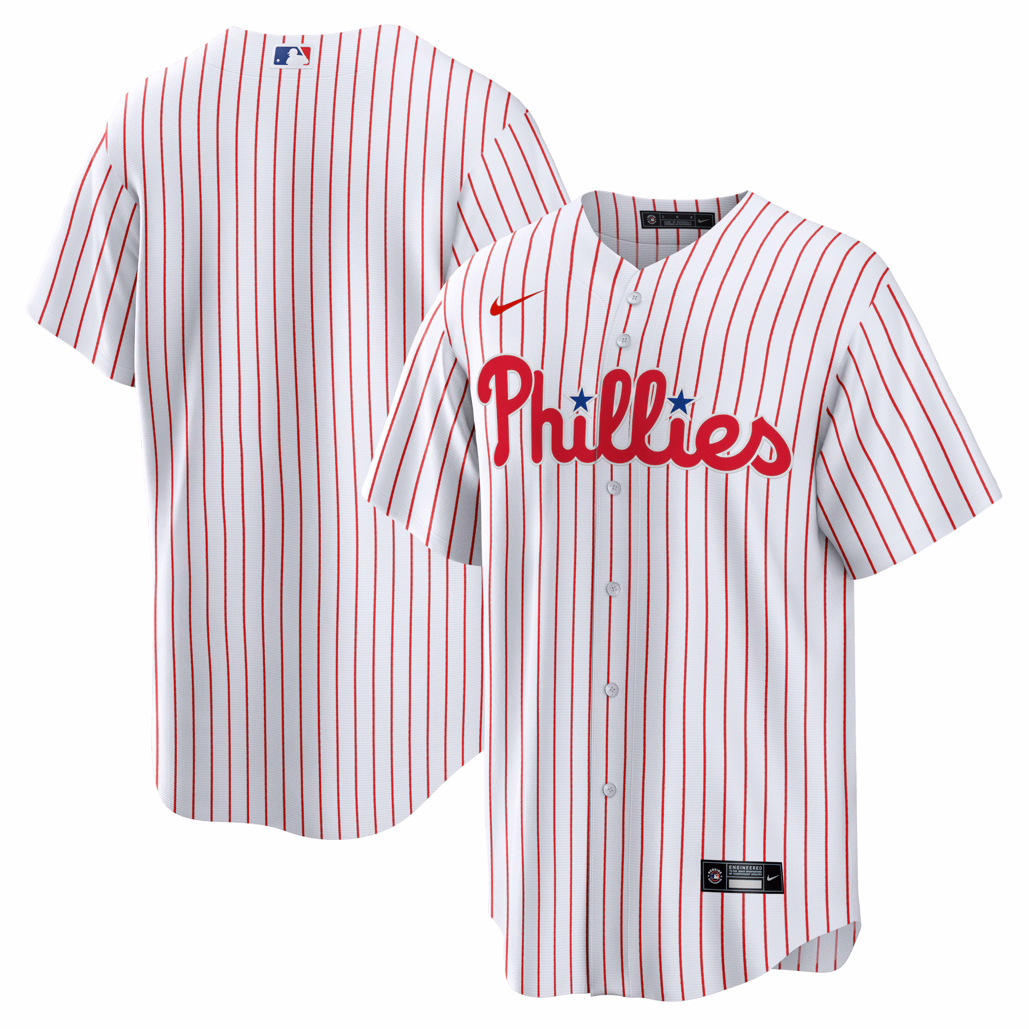 Philadelphia Phillies White Home Replica Team Jersey