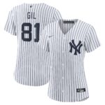 Women's New York Yankees Luis Gil #81 White Home Replica Jersey