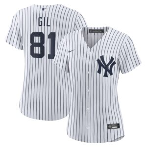 Women's New York Yankees Luis Gil #81 White Home Replica Jersey