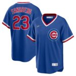 Men's Chicago Cubs Ryne Sandberg  Royal Road Cooperstown Collection Player Jersey
