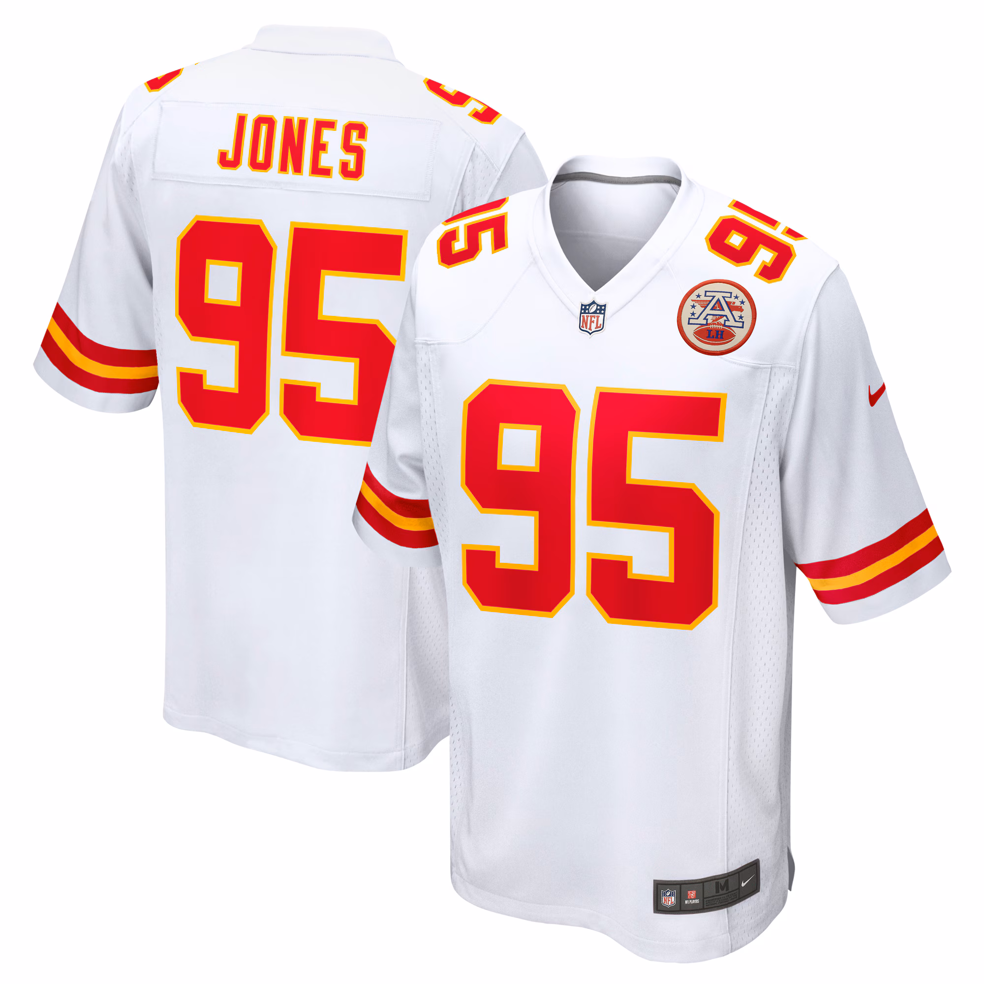 Chris Jones Kansas City Chiefs  Game Jersey - White