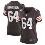 Joe DeLamielleure Cleveland Browns Women's Game Retired Player Jersey - Brown