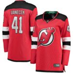 Vitek Vanecek New Jersey Devils Women's Home Breakaway Player Jersey - Red