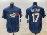Men's Los Angeles Dodgers #17  Blue Shohei Ohtani Jersey