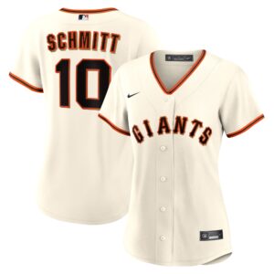 Women's San Francisco Giants Casey Schmitt #10 Cream Home Replica Jersey
