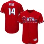 Philadelphia Phillies #14 Pete Rose Red Flexbase Collection Stitched Jersey