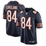 Colston Loveland #84 Chicago Bears Team Game Jersey -  Navy