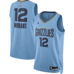 Ja Morant 2022/23 Memphis Grizzlies  Unisex Swingman Jersey - Statement Edition - Light Blue