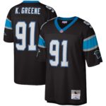 Kevin Greene Carolina Panthers  Big & Tall 1996 Retired Player Replica Jersey - Black