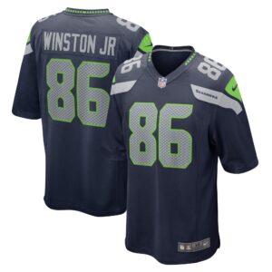 Easop Winston Jr. Seattle Seahawks  Home Game Player Jersey - College Navy