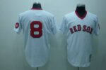 Mitchell And Ness Boston Red Sox #8 Carl Yastrzemski Stitched White Throwback Jersey