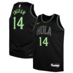 Youth New Orleans Pelicans Brandon Ingram  Black 2023/24 Swingman Replica Jersey - City Edition