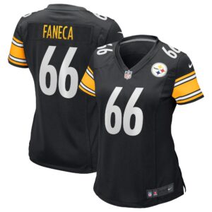 Alan Faneca Pittsburgh Steelers  Women's Game Retired Player Jersey - Black