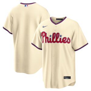 Philadelphia Phillies Cream Alternate Replica Jersey