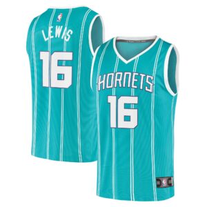 Scottie Lewis Charlotte Hornets  Youth 2021/22 Fast Break Replica Jersey - Icon Edition - Teal