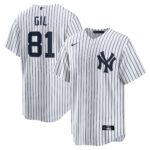 New York Yankees Luis Gil #81 White Home Replica Jersey
