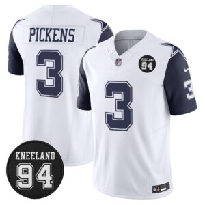 Dallas Cowboys #94 Marshawn Kneeland Memorial Patch Vapor Limited Jersey - All Stitched