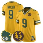 Christian Watson #9 Green Bay Packers GB Vapor Limited Jersey - John Madden Patch - All Stitched