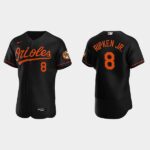Men's Baltimore Orioles #8 Cal Ripken Jr. Black Alternate Flex Base Jersey