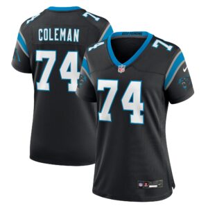 Larnel Coleman Carolina Panthers  Women's Team Game Jersey - Black
