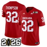 Anthony Thompson #32 Ndiana Hoosiers IND 2026 CFP Final Patch Vapor Limited Jersey V2 - All Stitched