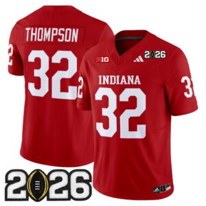 Anthony Thompson #32 Ndiana Hoosiers IND 2026 CFP Final Patch Vapor Limited Jersey V2 - All Stitched