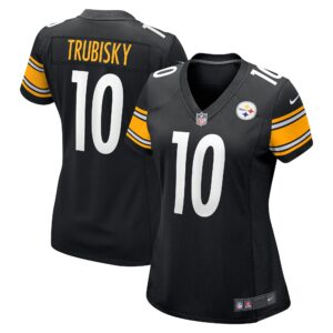 Mitchell Trubisky Pittsburgh Steelers  Women's Game Jersey - Black