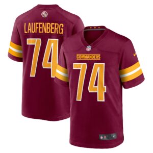 Nolan Laufenberg Washington Commanders  Game Jersey - Burgundy