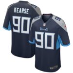 Jevon Kearse Tennessee Titans Game Retired Player Jersey - Navy