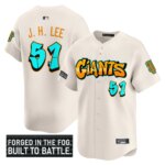 Jung Hoo Lee #57 San Francisco Giants Graffiti Fog City Drop Vapor Premier Limited Jersey - All Cream