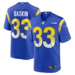 Myles Gaskin Los Angeles Rams  Game Jersey -  Royal