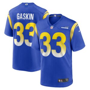 Myles Gaskin Los Angeles Rams  Game Jersey -  Royal