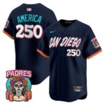 America #250 San Diego Padres 2026 City Connect Vapor Premier Limited Jersey - City Connect