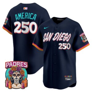America #250 San Diego Padres 2026 City Connect Vapor Premier Limited Jersey - City Connect