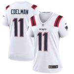 Julian Edelman New England Patriots  Women's Team Game Jersey - White