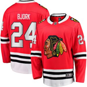 Anders Bjork Chicago Blackhawks Home Breakaway Jersey - Red
