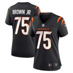 Orlando Brown Jr. Cincinnati Bengals  Women's Team Game Jersey - Black