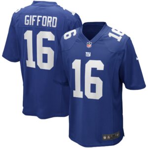 Frank Gifford New York Giants Game Retired Player Jersey - Royal