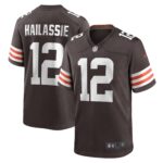 Kahlef Hailassie Cleveland Browns Team Game Jersey -  Brown