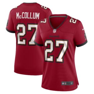 Zyon McCollum Tampa Bay Buccaneers  Women's Game Player Jersey - Red