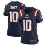 Mac Jones New England Patriots  Women's Player Game Jersey - Navy