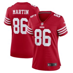 Tay Martin San Francisco 49ers  Women's Home Game Player Jersey - Scarlet