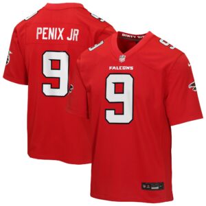 Youth Atlanta Falcons Michael Penix Jr. #9 Red Game Jersey