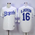 Kansas City Royals #16 Bo Jackson New White Cool Base Stitched Jersey
