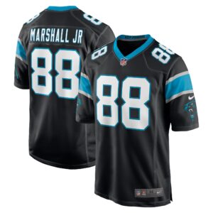 Terrace Marshall Jr. Carolina Panthers  2021 Draft Pick Player Game Jersey - Black