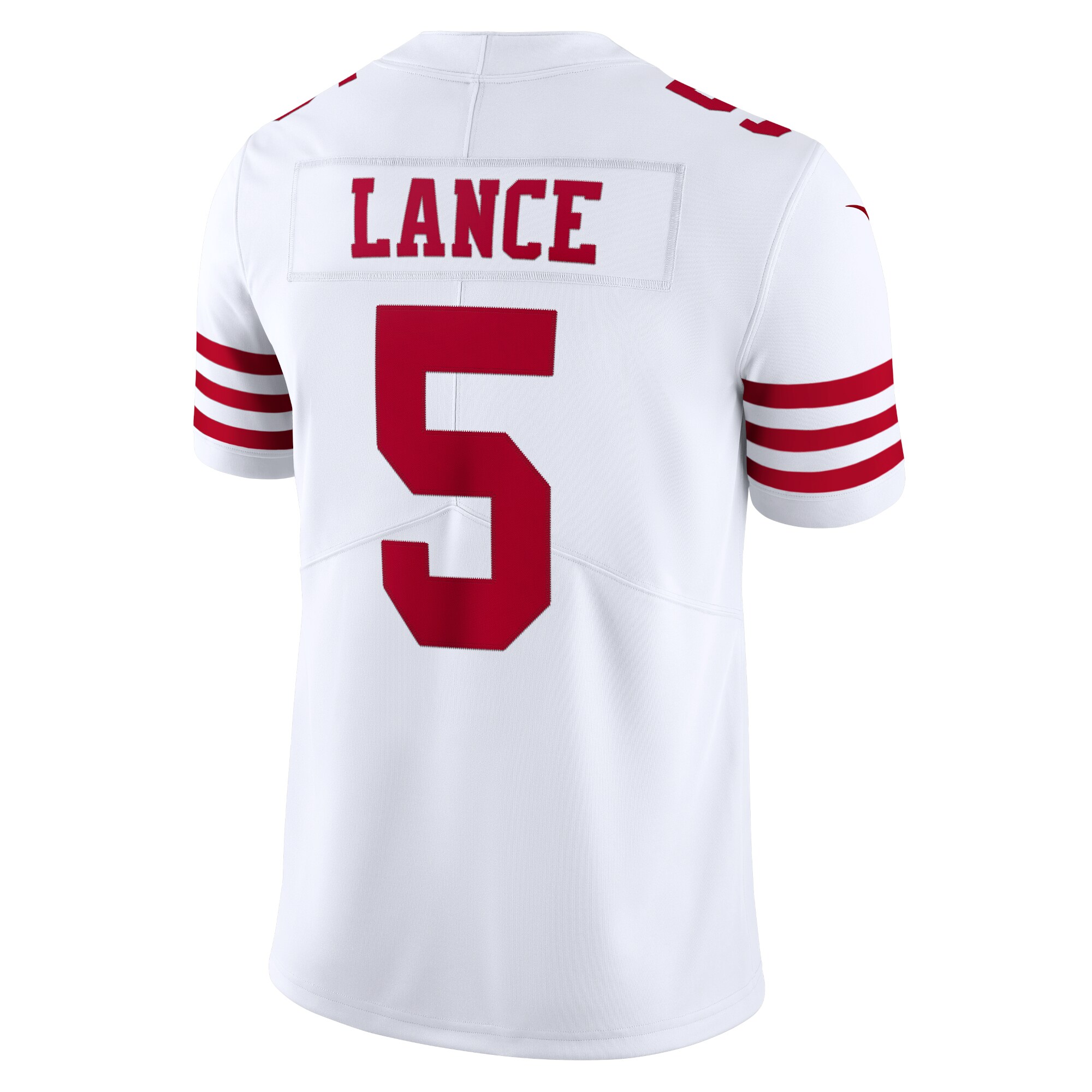 Trey Lance San Francisco 49ers Alternate Vapor Limited Jersey - Scarlet - Image 6