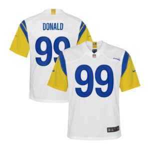 Aaron Donald Los Angeles Rams  Youth Alternate Game Jersey - White