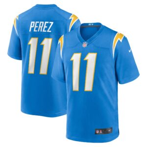 Luis Perez Los Angeles Chargers Team Game Jersey -  Powder Blue