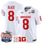 Kaelon Black #8 Ndiana Hoosiers IH 2026 Peach Bowl Vapor Limited Jersey - All Stitched