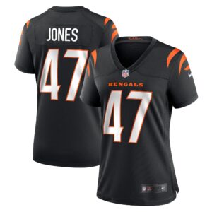 Keandre Jones Cincinnati Bengals  Women's Game Jersey - Black